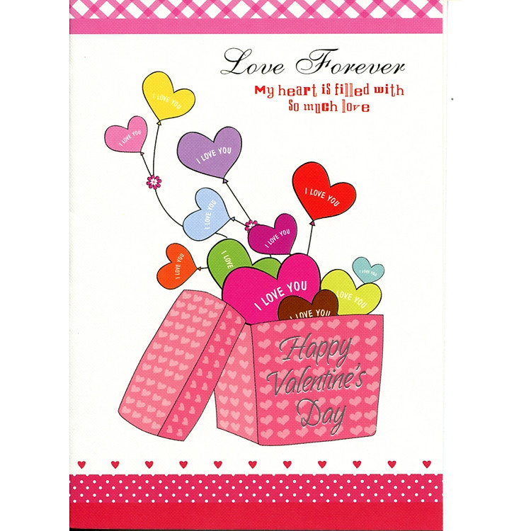 Thiệp chúc mừng Happy Valentines Day (VL-1009)