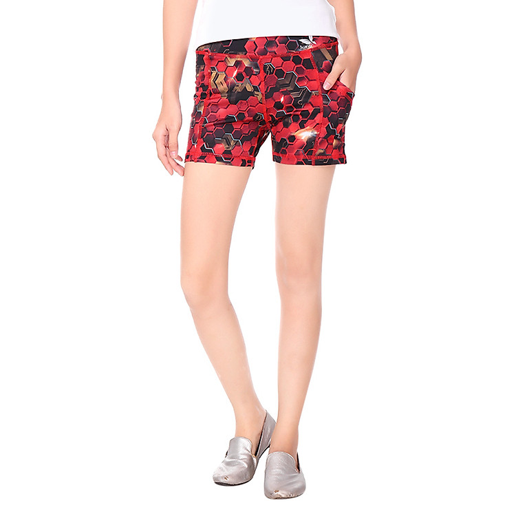 Quần Short Gym Nữ VIC VM062 - Màu Đỏ