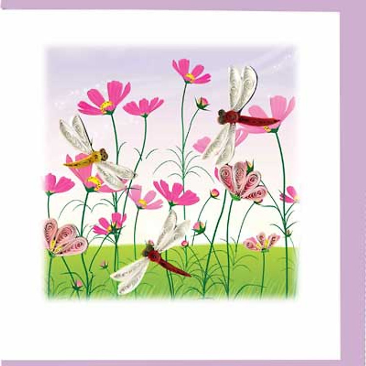 Thiệp Giấy Xoắn Việt Net - Flower 15x15 VN2NN115SBYNN