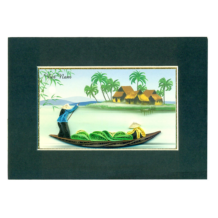 Tranh Giấy Xoắn Việt Net 13 x 17 cm - Mẫu 11