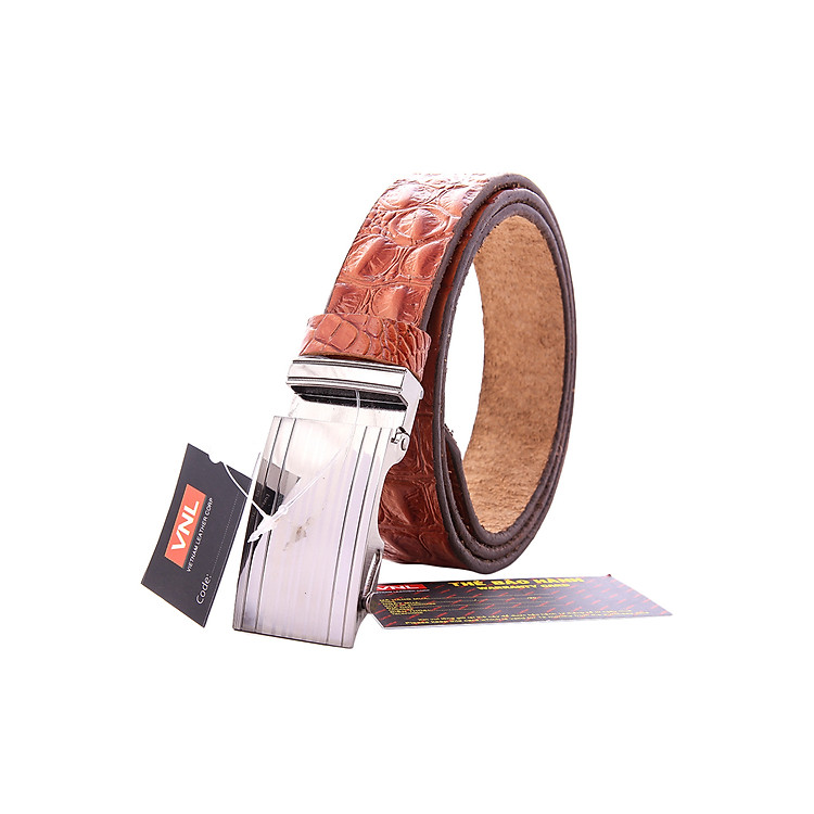 Thắt Lưng Nam Da Thật Cao Cấp Da Giày Việt Nam VNL01TK29NB - Màu Nâu Da Bò