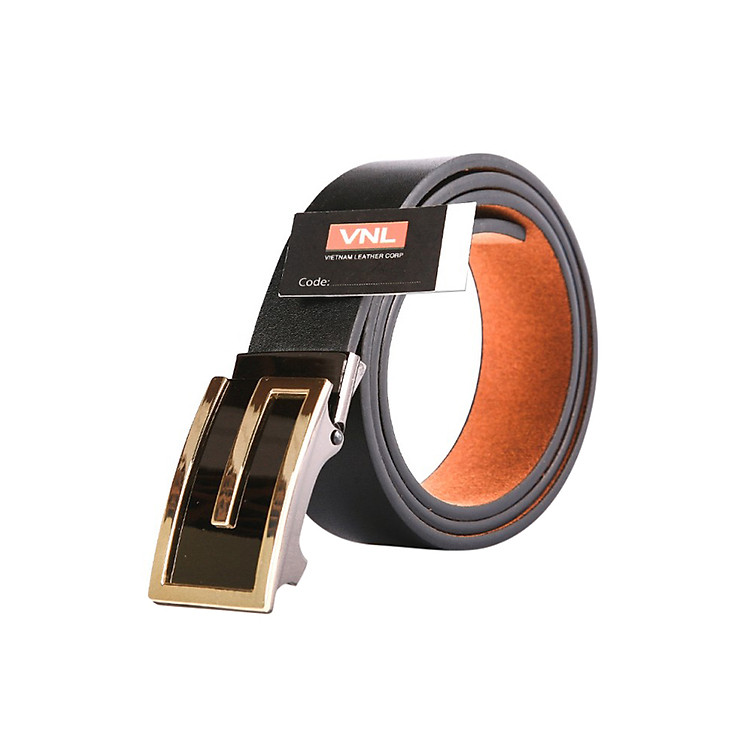 Thắt Lưng Nam Da Thật Cao Cấp Da Giày Việt Nam VNL0TK10D - Đen