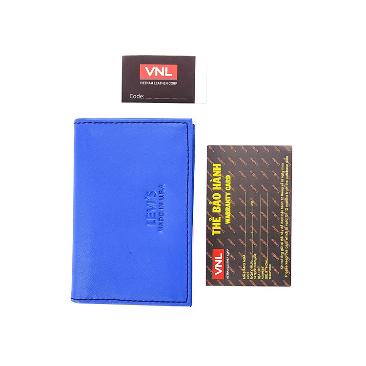 Ví Đựng Card Visit Da Thật Cao Cấp Da Giày Việt Nam VNL0TK1DG - Xanh Dương