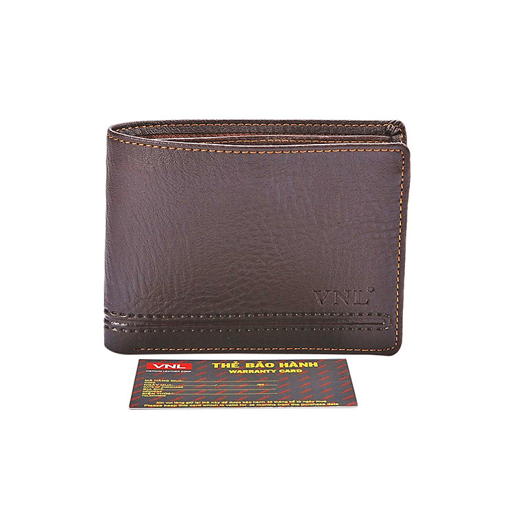Ví Nam Da Cao Cấp Da Giày Việt Nam VNLDB1TK02 - Nâu