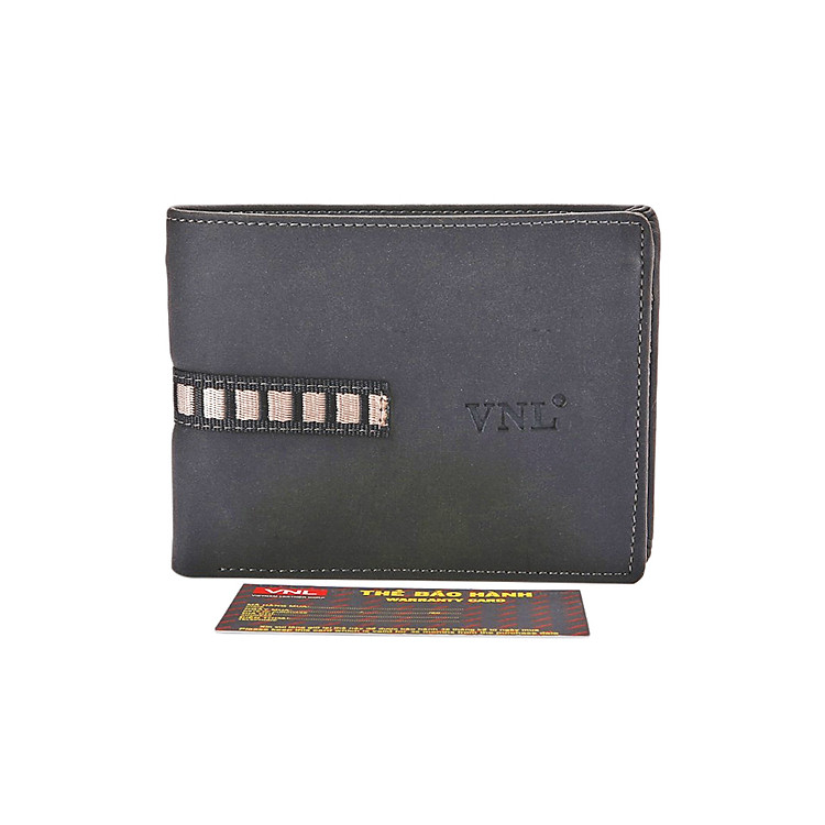 Ví Nam Da Thật Da Giày Việt Nam VNLDB1TK07 - Đen