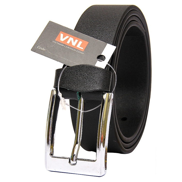 Thắt Lưng Nam Da Thật Cao Cấp Da Giày Việt Nam VNLTL2TK19D - Đen