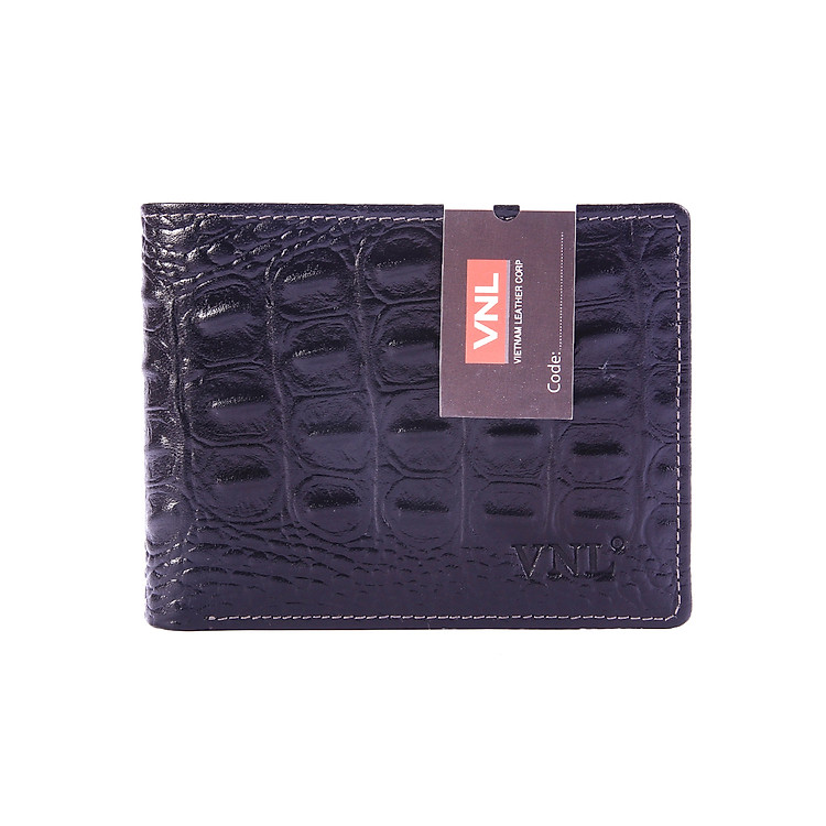 Ví Nam Da Thật Cao Cấp Da Giày Việt Nam VNLVCS1TK10D - Đen
