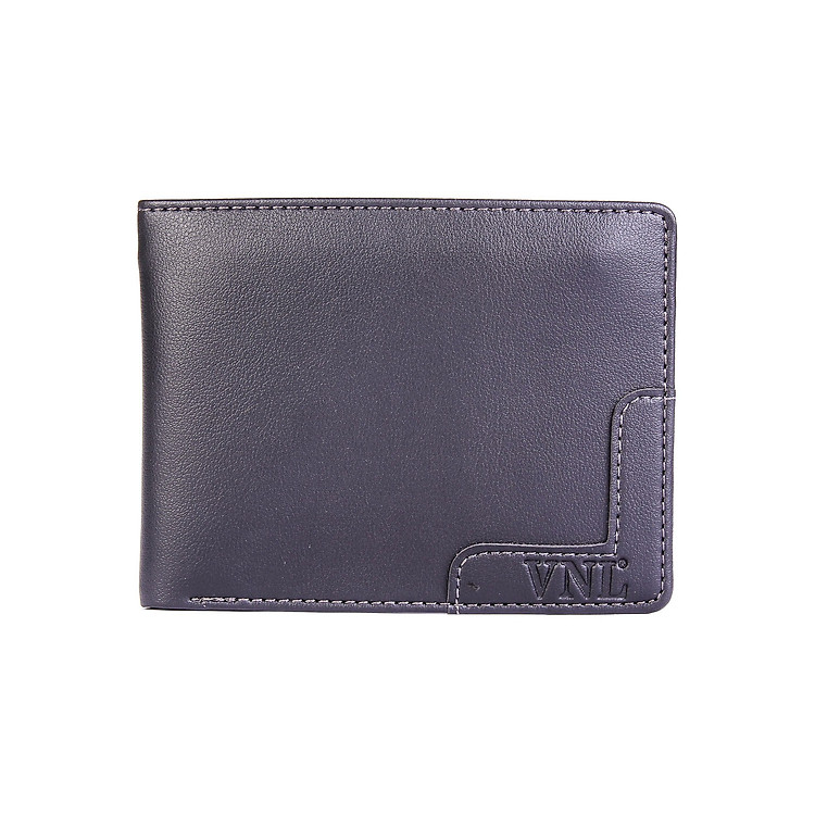 Ví Nam Da Cao Cấp Da Giày Việt Nam VNLVN2TK03D - Đen