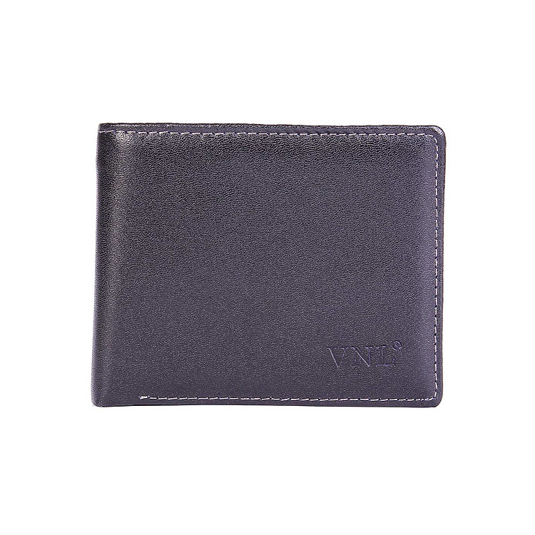 Ví Nam Da Cao Cấp Da Giày Việt Nam VNLVN2TK05D - Đen
