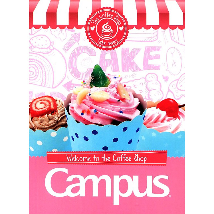 Tập Học Sinh Campus Coffee Shop 2 - 96 Trang, Ô Ngang