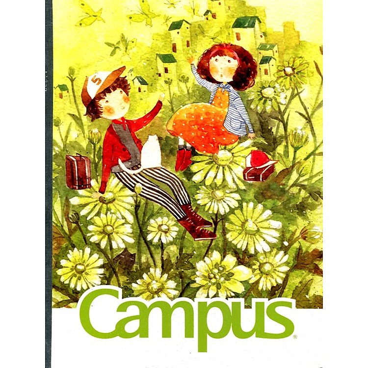 Tập Học Sinh Campus Water Colour 2 - 96 Trang, Ô Ngang