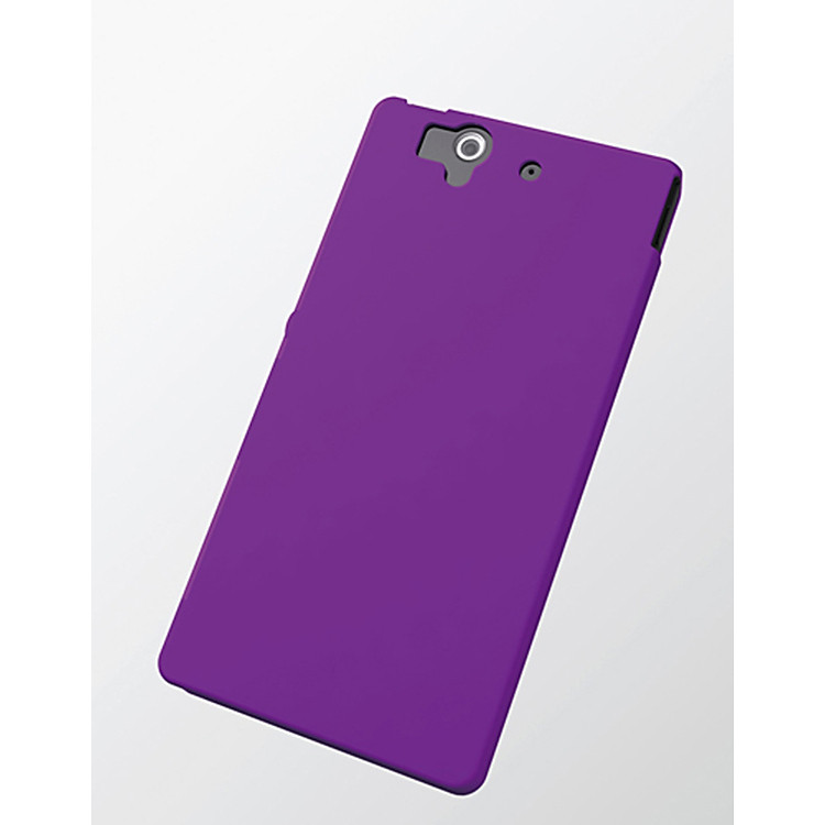 Vỏ Nhựa + Miếng Dán Màn Hình Xperia Z Elecom PD-SO02SC - Hàng Chính Hãng