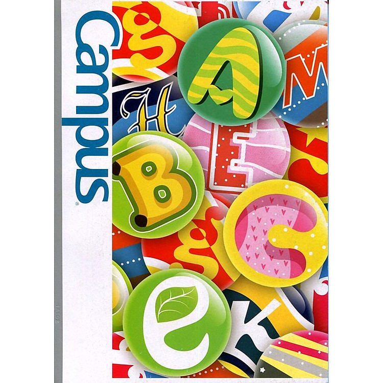 Tập Học Sinh Campus Badge 1 - 120 Trang, Ô Ngang