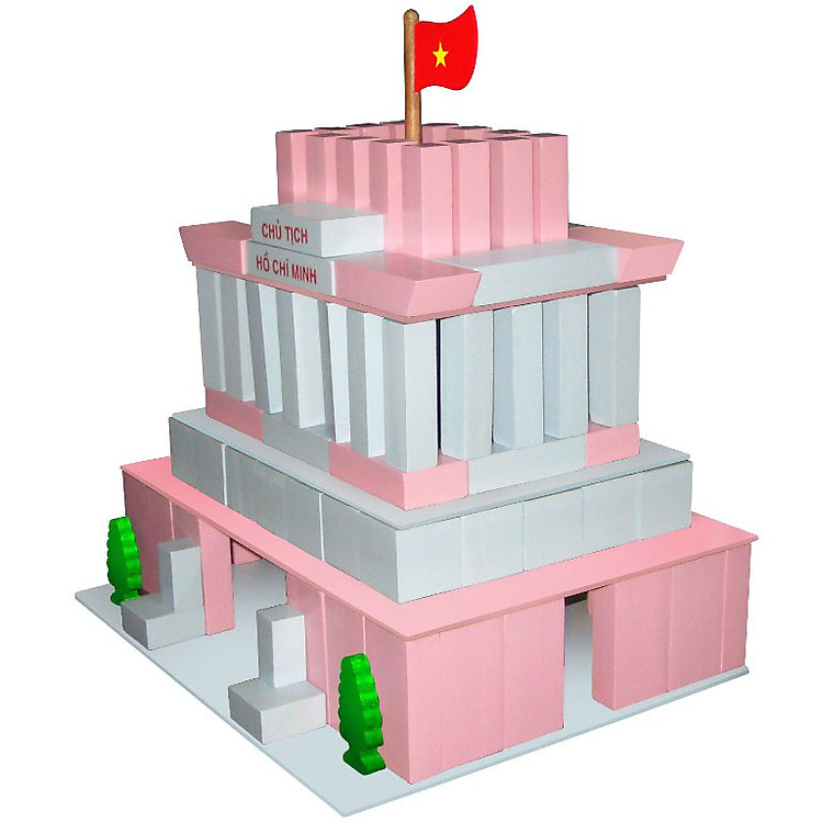 Đồ Chơi Gỗ Xếp Mô Hình Vietoys Hình Lăng Bác VT3P-0150