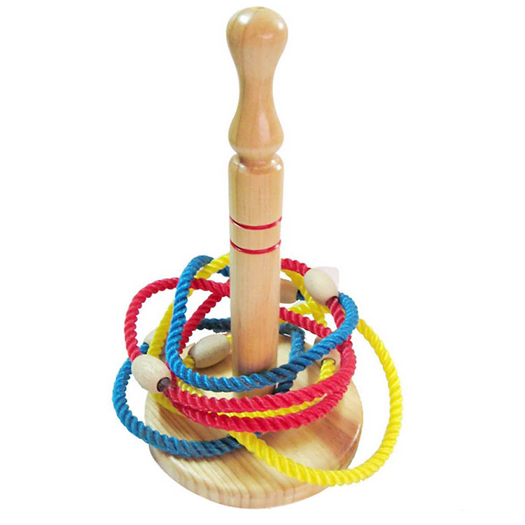 Đồ Chơi Gỗ Xếp Mô Hình Vietoys Thảy Vòng Đế Tròn VTU3-0020