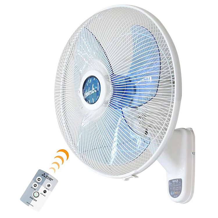Quạt Treo Tường Mitsubishi W16-RV-BL - Trắng Xanh