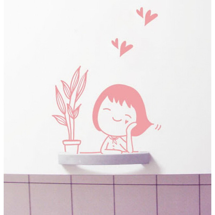 Decal Dán Tường NineWall Beautiful BP003