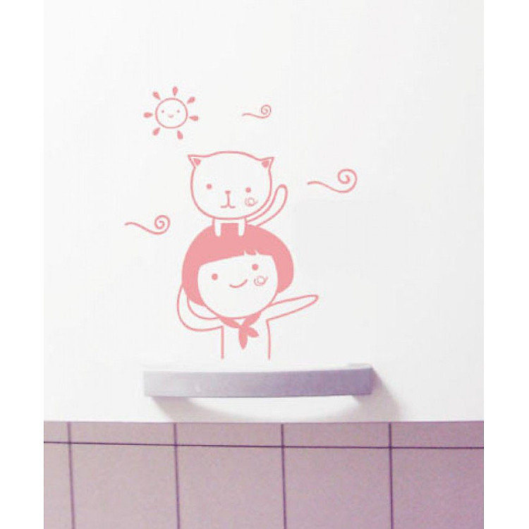 Decal Dán Tường NineWall Sunshine BP006