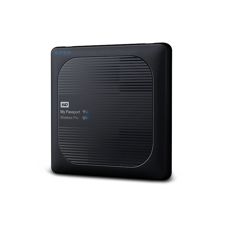 Ổ Cứng Di Động WD My Passport Wireless Pro 2TB USB 3.0 - WDBP2P0020BBK - Hàng chính hãng