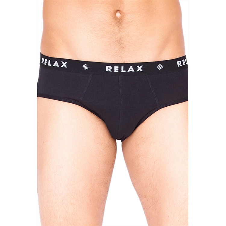 Quần Brief Thun Giãn 4 Chiều Relax RLTK018 - Đen