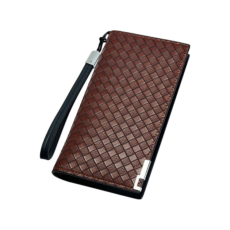 Ví Nam Dập Caro GL WL1003N - Nâu