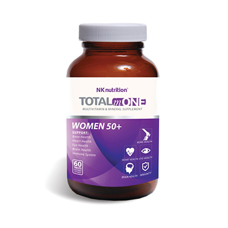 Thực Phẩm Chức Năng Viên Uống Bổ Sung Canxi NK Nutrition Total in One Women 50+ (60 Viên)