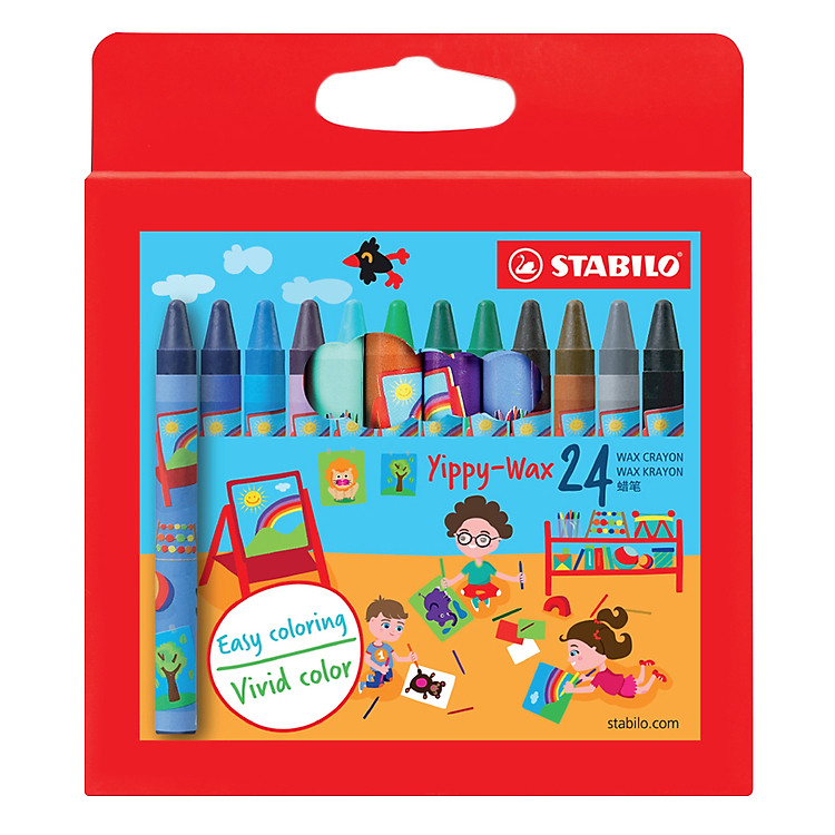 Bút Sáp Yippy WX2824 - Hộp 24 Cây