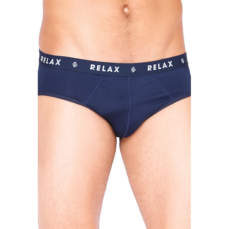 Quần Brief Thun Lạnh Giãn 4 Chiều Relax RLTK022 - Xanh Đen