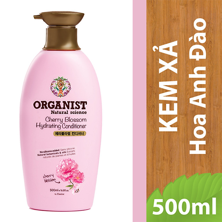 Kem Xả Hoa Anh Đào Dưỡng Ẩm Organist Natural Science Cherry Blossom Hydrating Conditioner 500ml