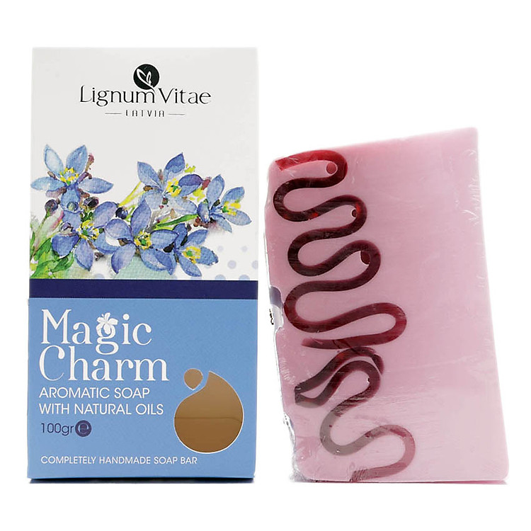 Xà Bông Thiên Nhiên Tinh Dầu Hoắc Hương Lignum Vitae Magic Charm (100g) - 0018-z