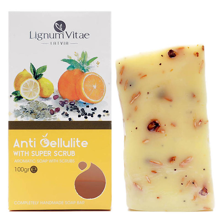 Xà Bông Thiên Nhiên Tẩy Tế Bào Chết - Giảm Béo Lignum Vitae Anticellulite (100g) - 0077-z