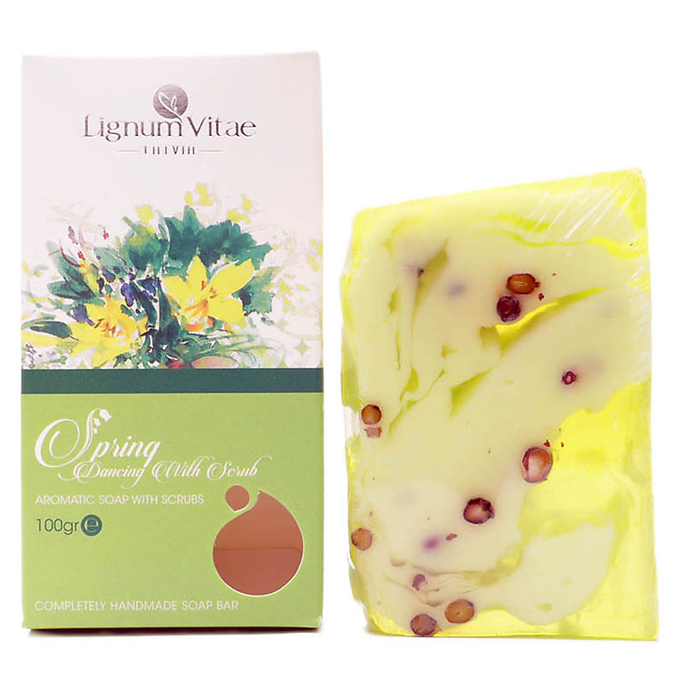 Xà Bông Thiên Nhiên Tẩy Tế Bào Chết - Vũ Điệu Mùa Xuân Lignum Vitae Spring Dancing (100g) - 0081-z