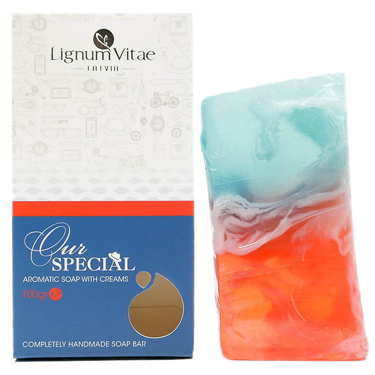 Xà Bông Thiên Nhiên Với Kem Dưỡng Dành Cho Nam Lignum Vitae Our Special For Men (100g) - 08-zp
