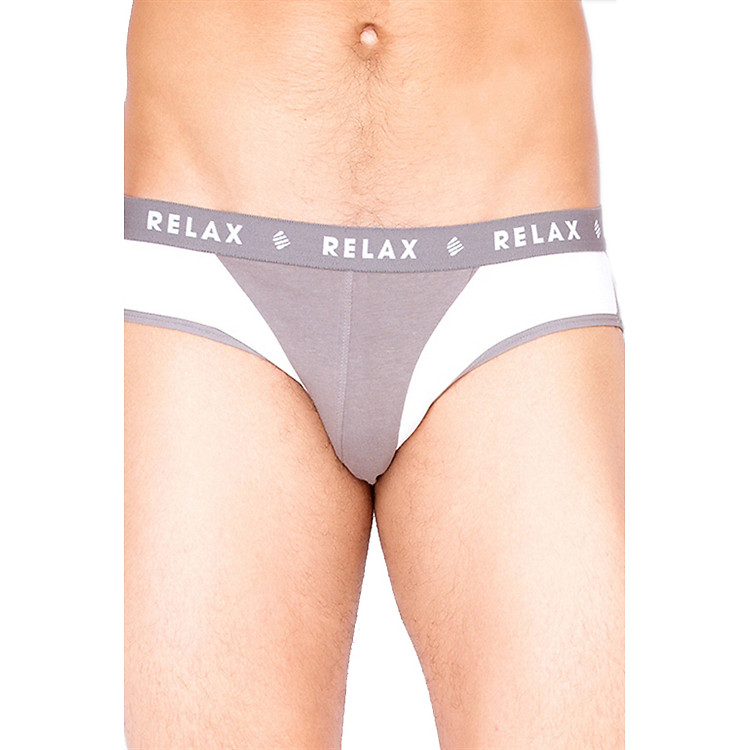 Quần Brief Thun Giãn 4 Chiều Relax RLTK021 - Xám Đậm