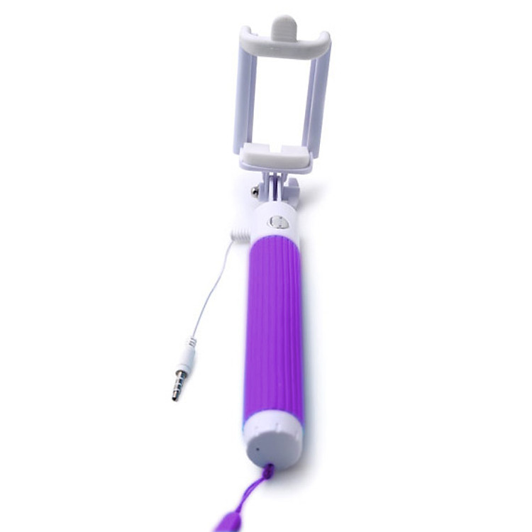 Gậy Chụp Hình Monopod Xoay 270 Độ - Tím - Hàng Chính Hãng