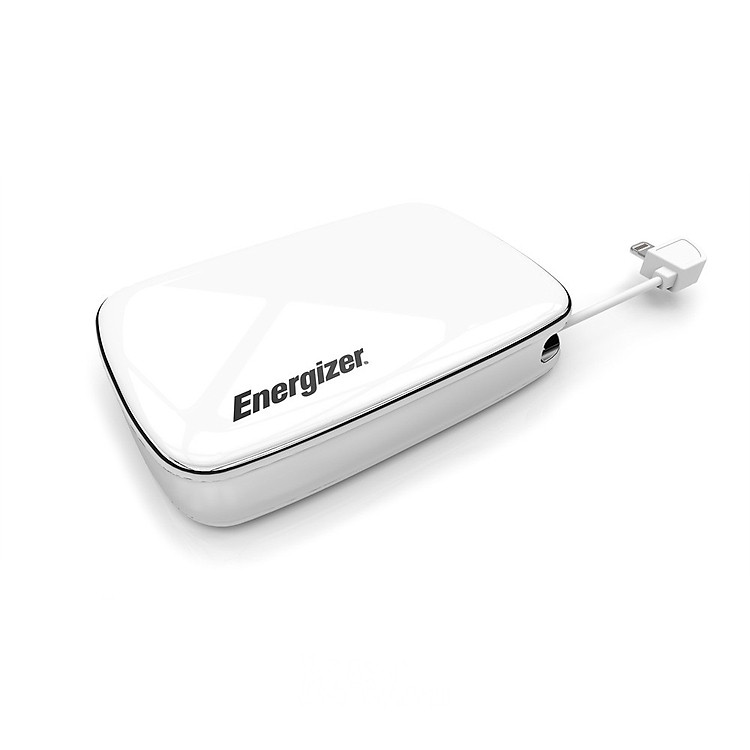 Sạc Dự Phòng Energizer Lightning 6000mAh Trắng - Hàng Chính Hãng