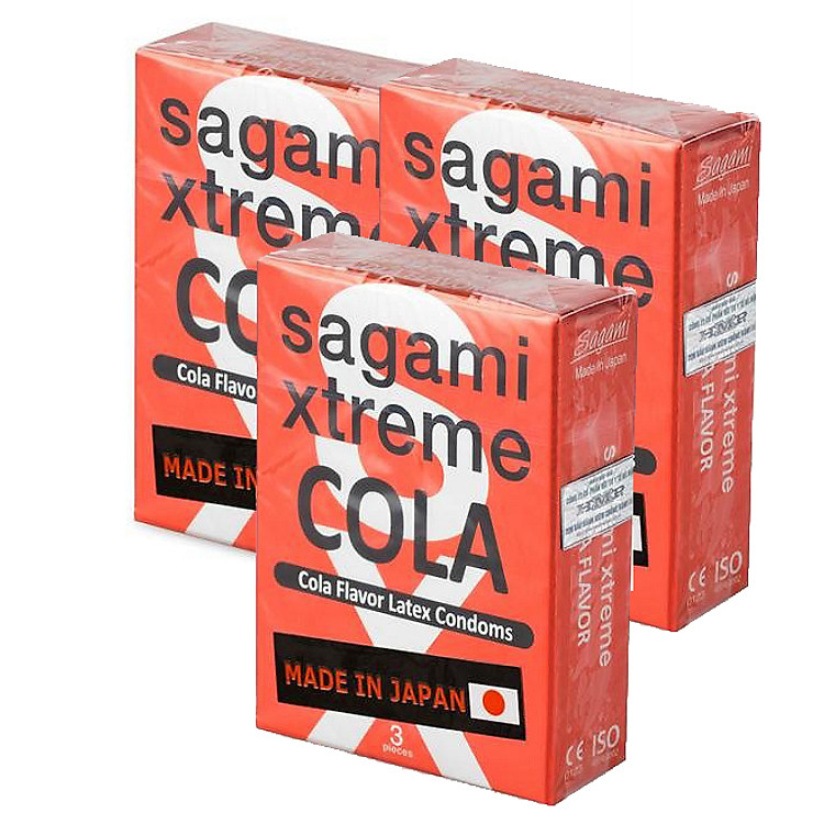Combo 3 Hộp Sagami Xtreme Cola (Hộp 3 Gói)