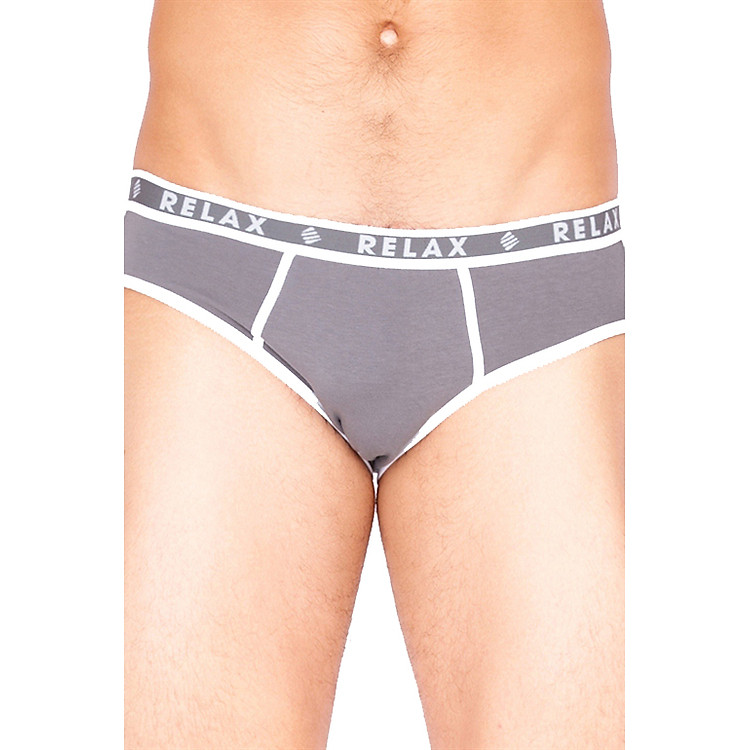 Quần Brief Thun Giãn 4 Chiều Relax RLTK024 - Xám Đậm
