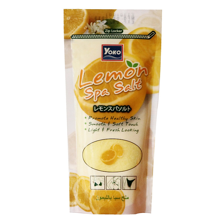 Muối Lấy Da Chết Spa Chanh Tươi Yoko 300G