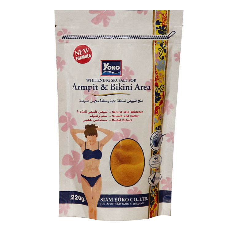 Muối Spa Trắng Da Vùng Thâm Yoko 220G