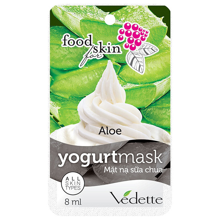 Mặt Nạ Sữa Chua Vedette Nha Đam 8ml