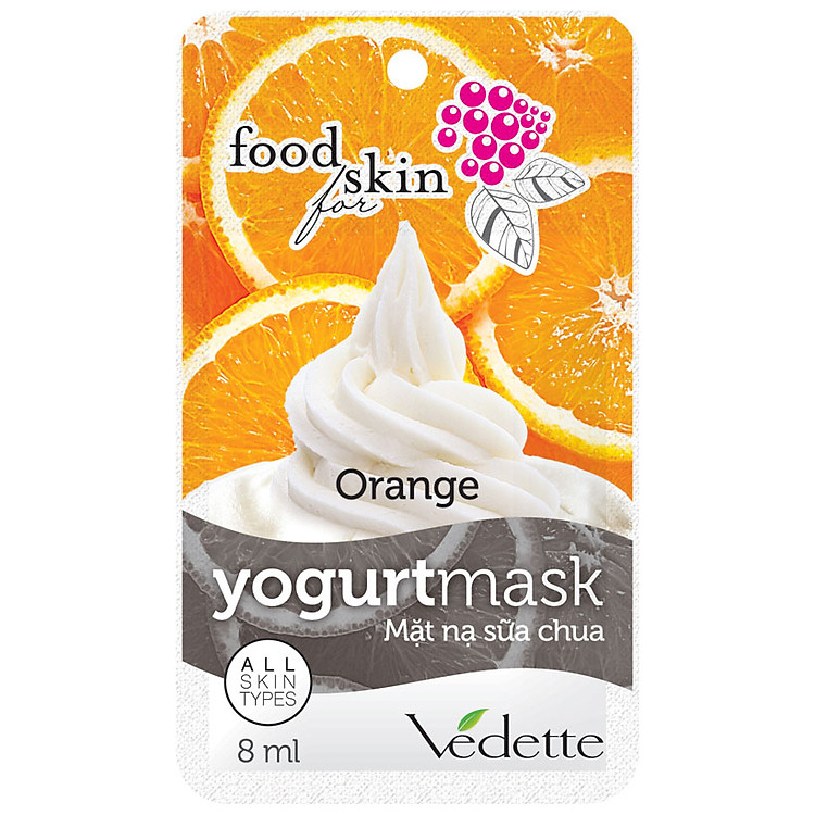 Mặt Nạ Sữa Chua Vedette Cam 8ml