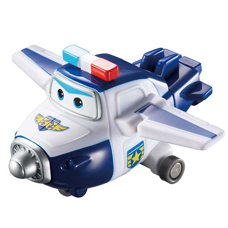 Máy Bay Biến Hình Robot Mini Super Wings - Cảnh sát Paul YW710050