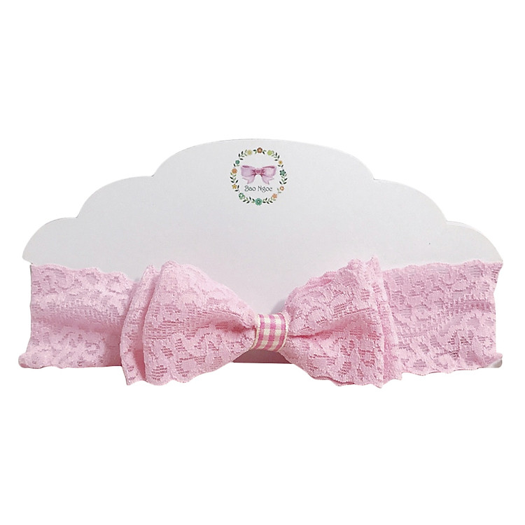 Băng Đô Ren Bảo Ngọc BN-2017-14 - Hồng