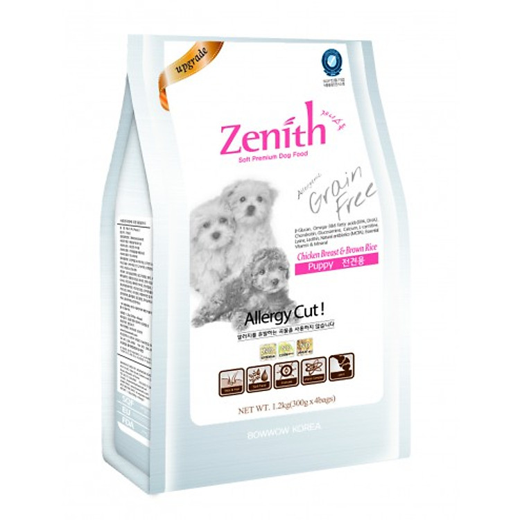 Đồ Ăn Hạt Cho Chó Con Bowwow ZN-PP-12- 1.2kg
