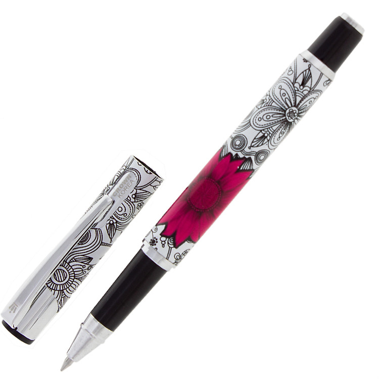 Bút Máy Hàn Quốc ZX113R - Hoa