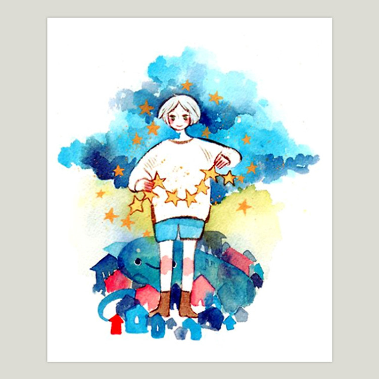 Giấy Vẽ Màu Nước A6 224gsm (40 tờ) - Ảnh 4