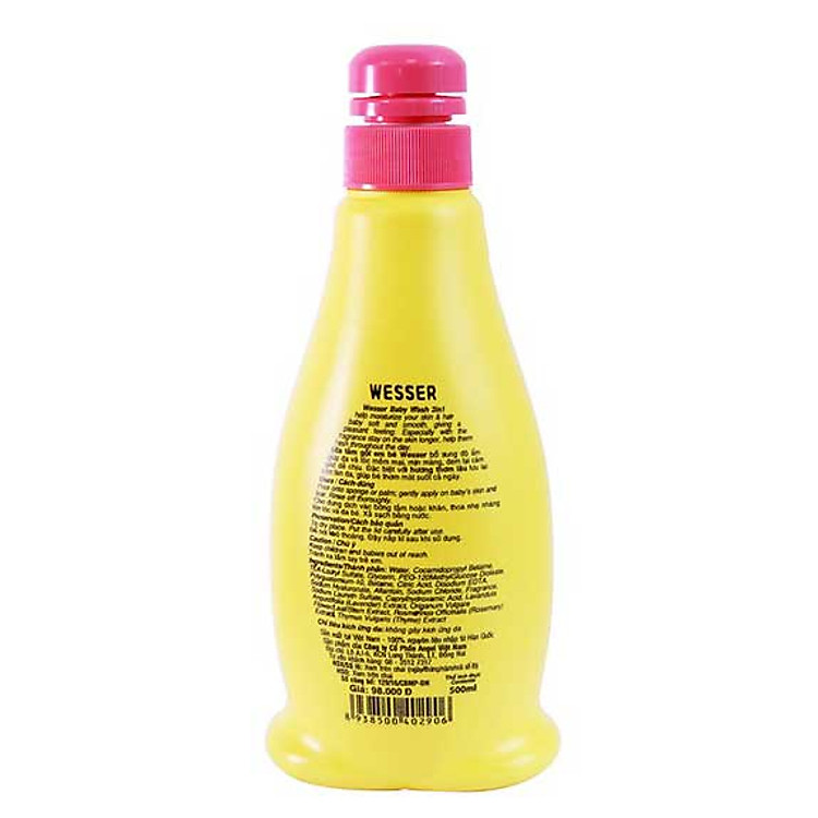 Mua Sữa Tắm Gội Wesser 2in1 Hương Hổ Phách Chính hãng Giá tốt - Hình ảnh 2
