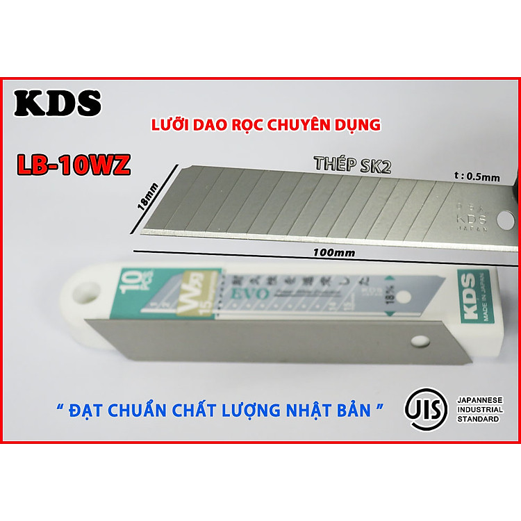 Lưỡi Dao 18mm KDS LB-10WZ - Ảnh 4