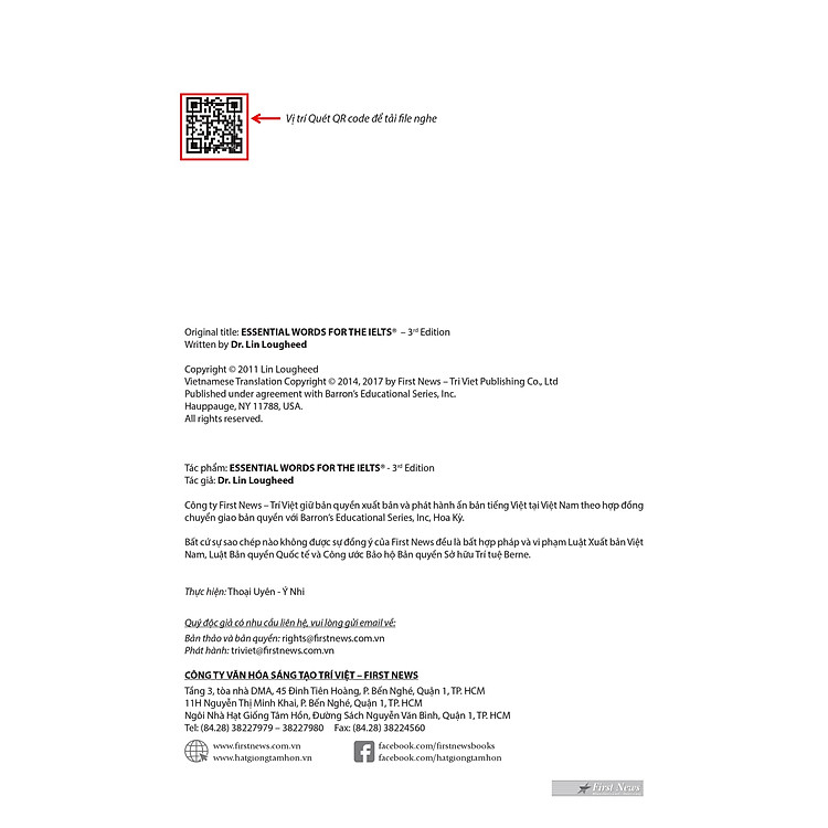 Barron's Essential Words For The Ielts (Tái Bản) - Ảnh 3